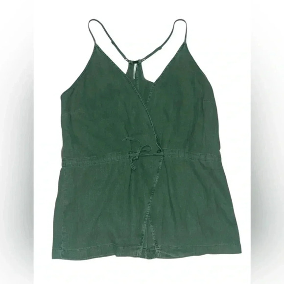 YFB Olive/Army Green Top w/ Waist Cincher and Adjustable Straps - Picture 3 of 4